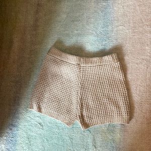 knitted pj shorts
